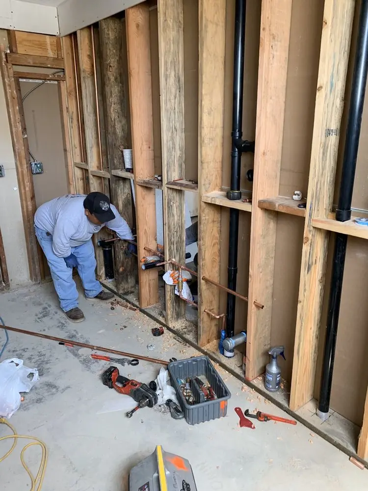 Commercial rough-in plumbing for Water Heater Replacement in Dorothy
